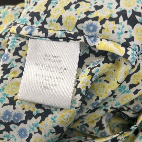 EQUIPMENT FEMME FLORAL SILK SHORT SIZE M - Picture 5 of 5